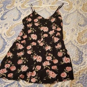 Forever 21 Black Floral Summer Dress